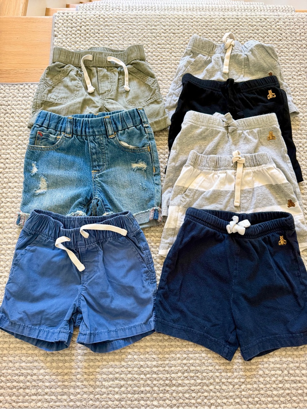 8-Pack Baby Gap Toddler Shorts Bundle Size 12-18 Months | Denim + Everyday Pull-